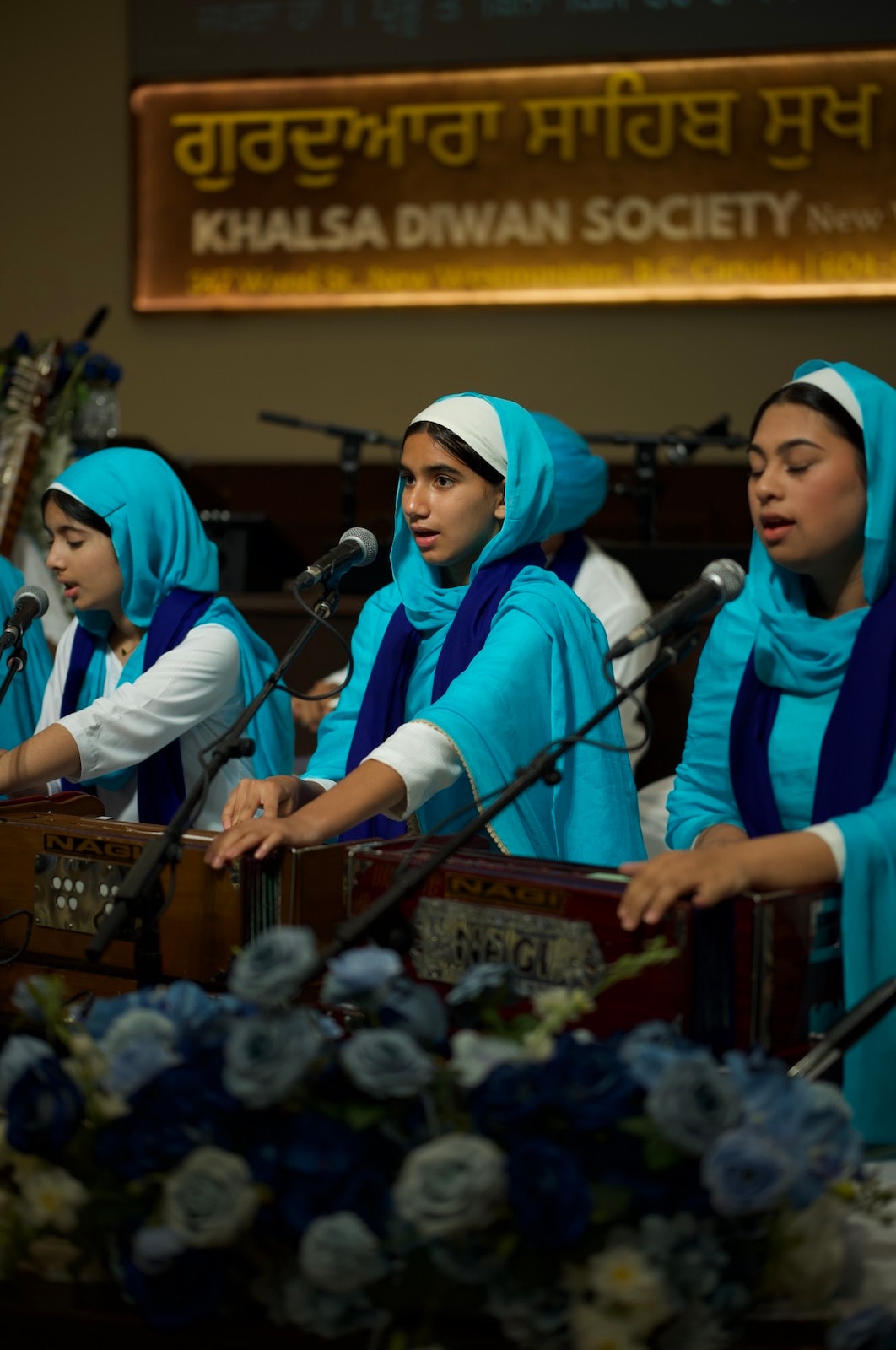 MGSV students and instructors in Gurmat Sangeet classes across Metro Vancouver