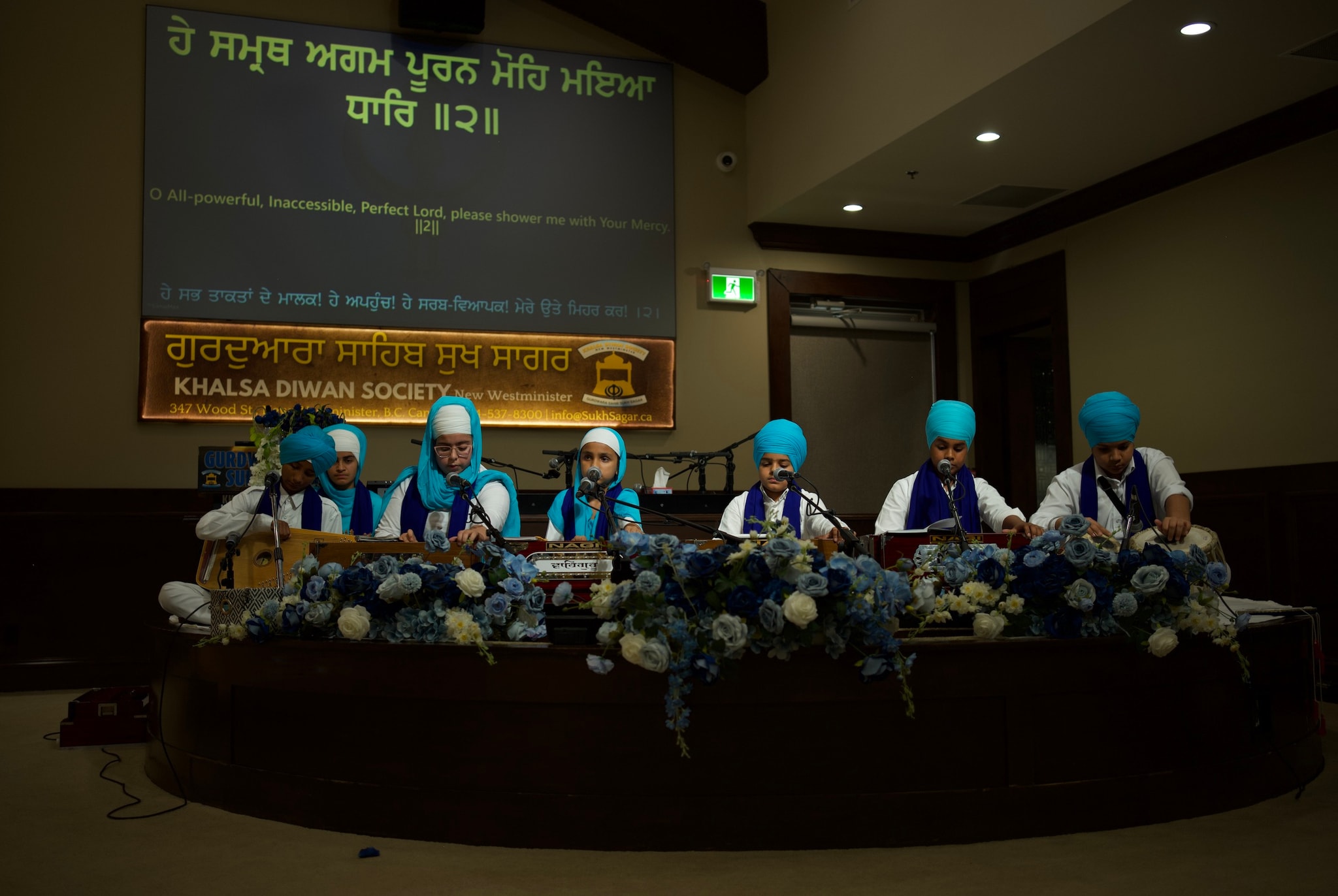 MGSV students and instructors in Gurmat Sangeet classes across Metro Vancouver