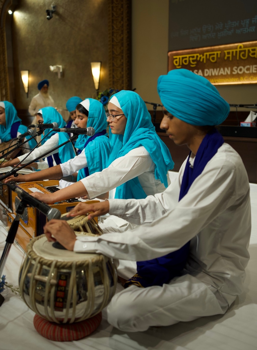 MGSV students and instructors in Gurmat Sangeet classes across Metro Vancouver