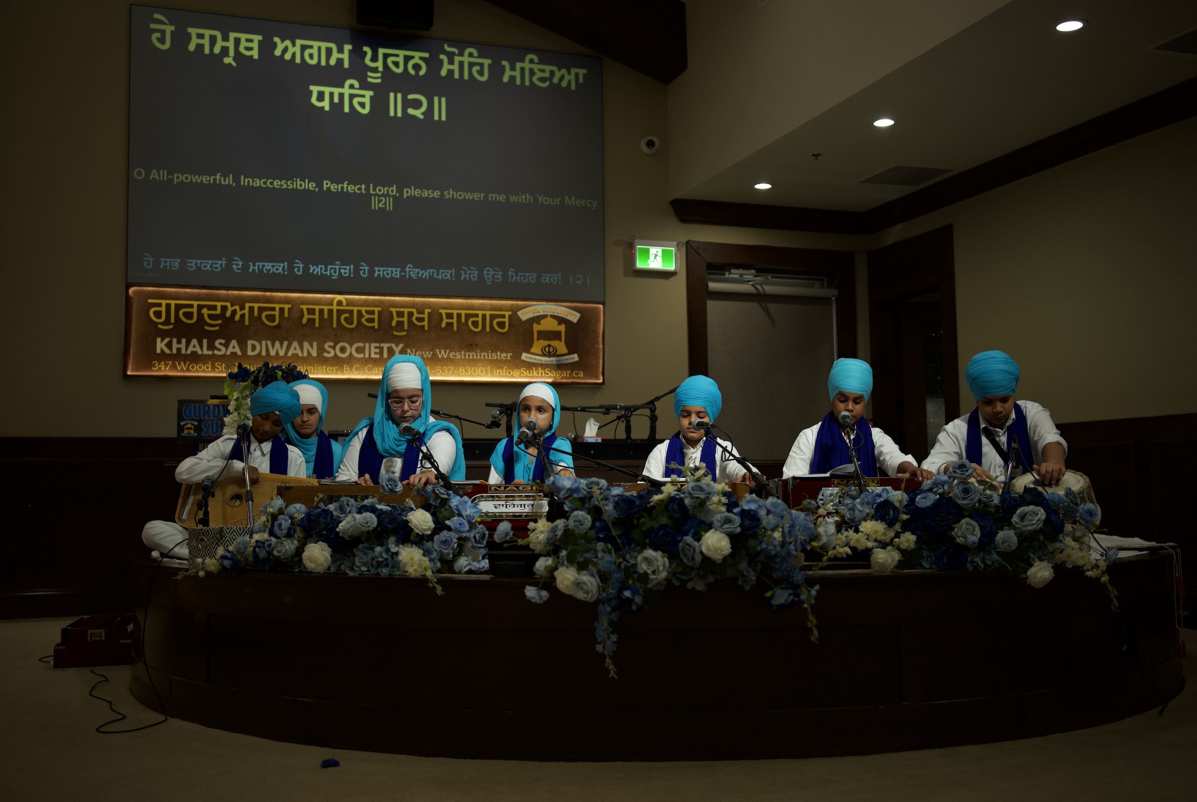 MGSV students and instructors in Gurmat Sangeet classes across Metro Vancouver