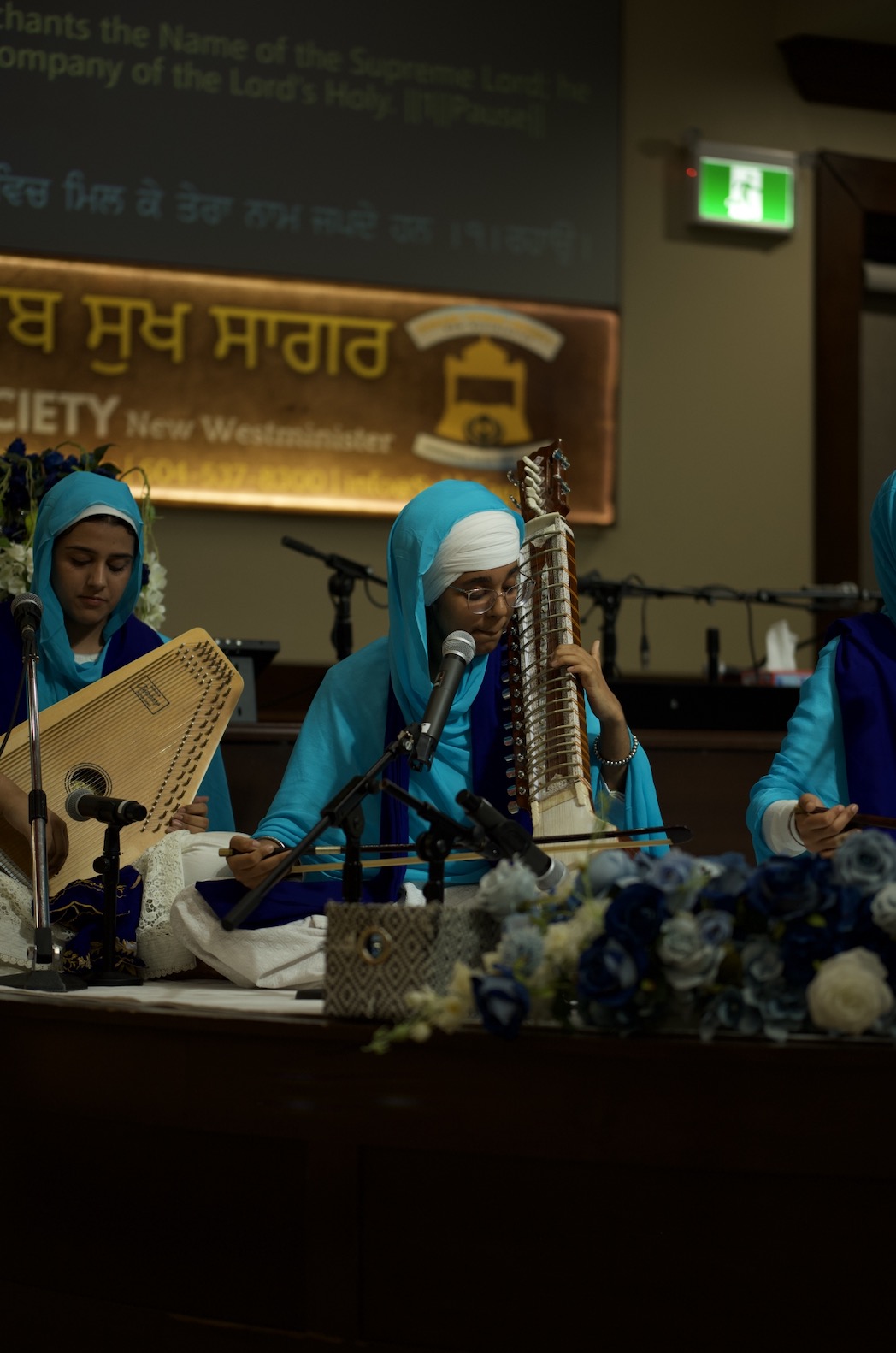 MGSV students and instructors in Gurmat Sangeet classes across Metro Vancouver