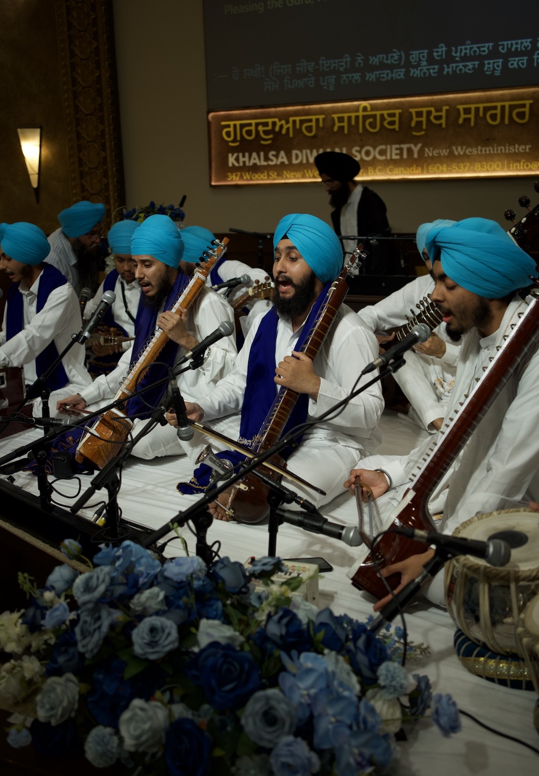 MGSV students and instructors in Gurmat Sangeet classes across Metro Vancouver